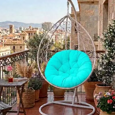 Jastuk Za Gnezdo Baštensku Ljuljašku 140 cm Turquoise