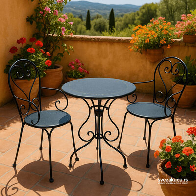 Mediteranska Balkonska garnitura Moka