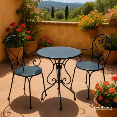 Mediteranska Balkonska garnitura Moka