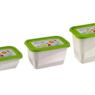 Set posuda 3u1 za čuvanje hrane Piši Briši memory 0,5l + 0,75l + 1l- Keeper -OKT-687