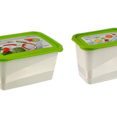 Set posuda 2u1 za čuvanje hrane Piši Briši memory 1,25l + 2l- Keeper -OKT-688