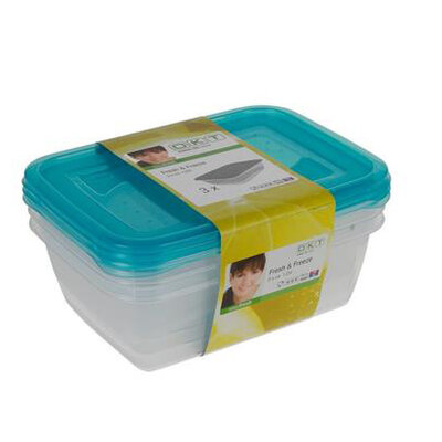 Set posuda Fresh and freeze 3x1,25L - Keeper - OKT-675