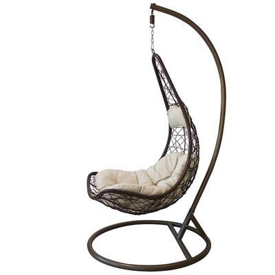 Viseća ljuljaška Jaje Sa jastukom Marrone FLJM