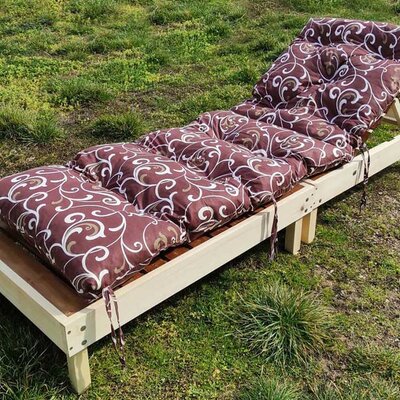 Jastuk Podmetač za Baštenske ležaljke - Brown Ornament