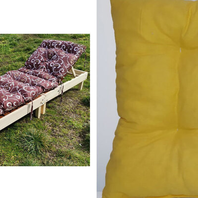 Jastuk Podmetač za Baštenske ležaljke - Yellow