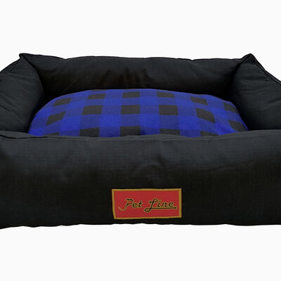 Pet Line Krevet za psa - Četvrtasti Karirani Veličina M P803M-2-23