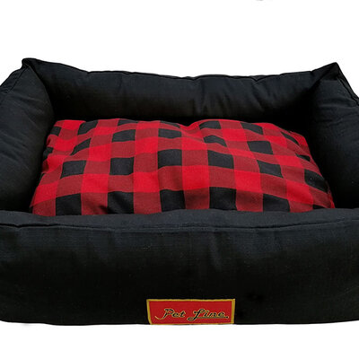 Pet Line Krevet za psa - Četvrtasti Karirani Veličina L P803L-2-25