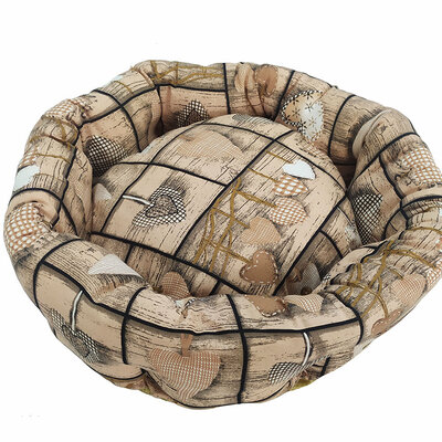 Pet Line Krevet za pse Kružni 55cm Braon P804S-75