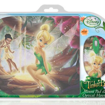 Cirkuit Planet Fairies Optical Mouse and MousePad DSY-TP7001