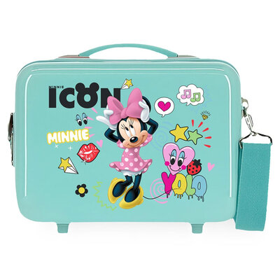 Disney ABS Neseser Kofer Enjoy Minnie Icon Turquoise 25639