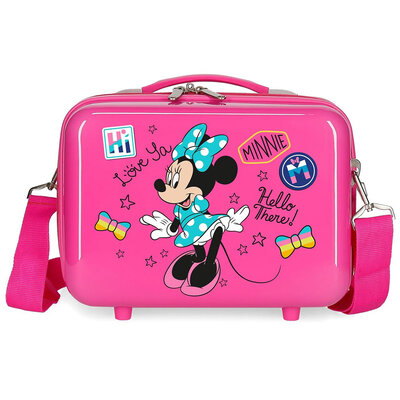 Disney ABS Neseser Kofer Enjoy Minnie Hi Love Pink 25639