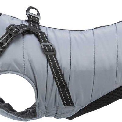 Odelo sa integrisanim amom za pse leđa 45cm Pontis grey Trixie 680346