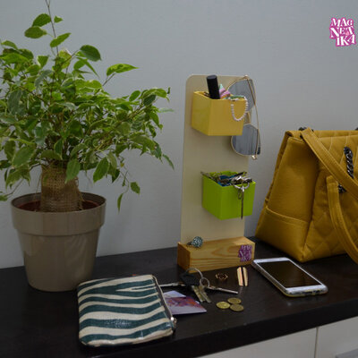 Saksija sa magnetom Magnetika ø6 - zelena