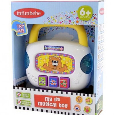 INFUNBEBE igračka za bebe mini radio sa zvukom 6m+