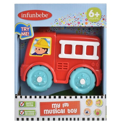 INFUNBEBE Igračka Za Bebe vatrogasno vozilo 6+
