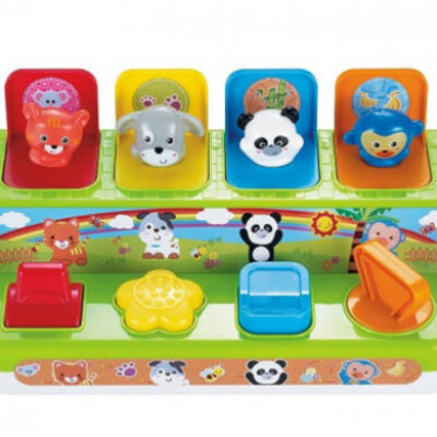 INFUNBEBE igračka za bebe životinje sa aktivnostima 12M+