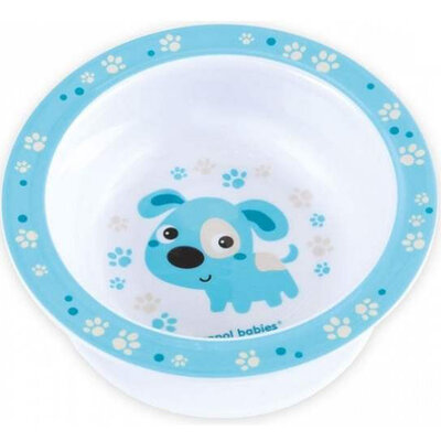 Canpol baby činija Melamin sa prijanjajućim dnom - svetlo plava