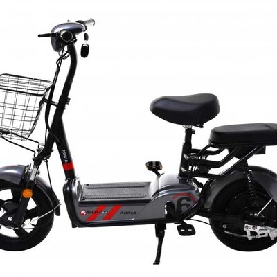 Električni bicikl Adria KD-48 crno-sivi