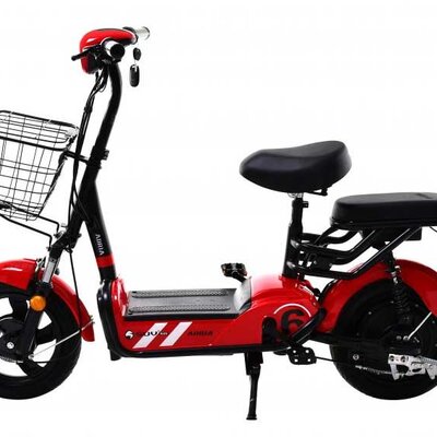 Električni bicikl Adria KD-48 crno-crveni