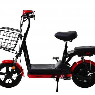 Električni bicikl Adria SKQ-48 crno-crveni