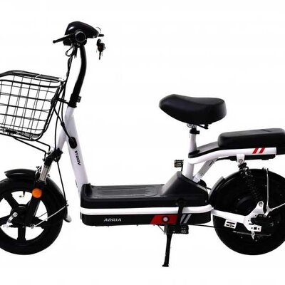 Električni bicikl Adria SKQ-48 crno-beli