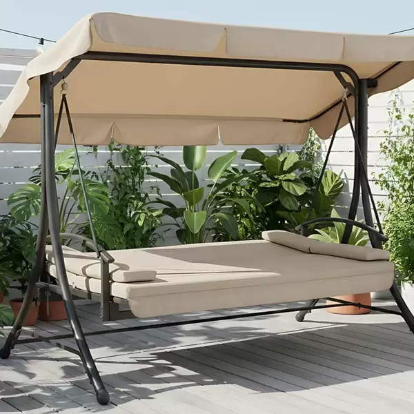 Trosed Ljuljaška Za Dvorište i Terasu Sa oborivim naslonom